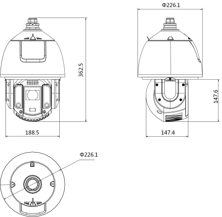 iDS-2DC7S420MW-AB外形尺寸