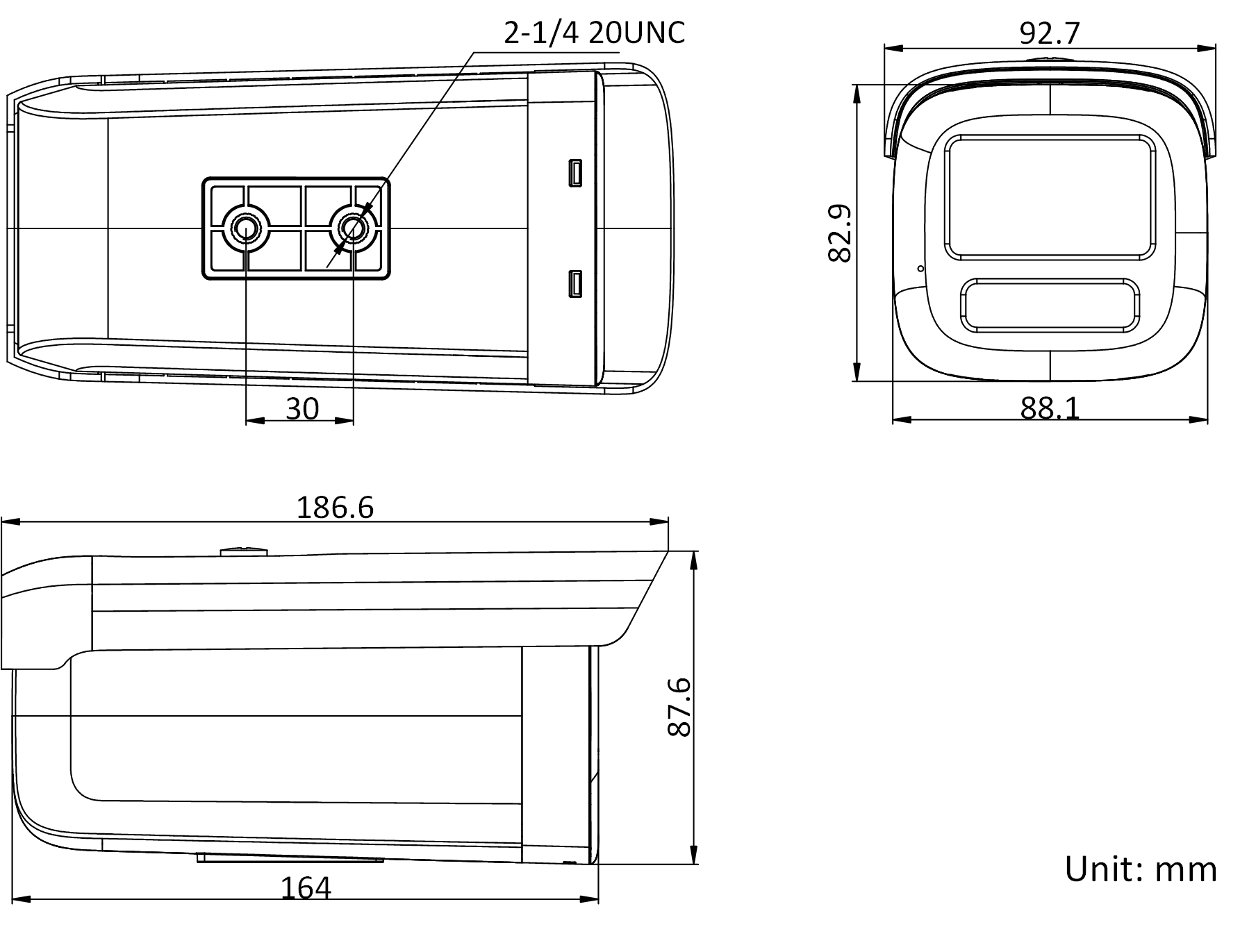 DS-2CD2T28F(D)WD-LS產品尺寸