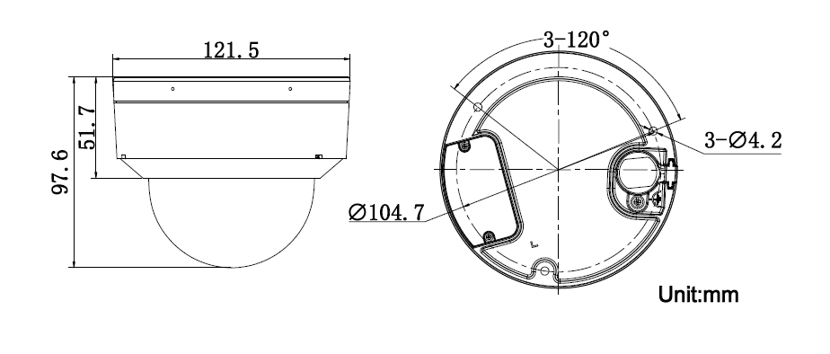 DS-2XD8D46F/HCD-IS(2.8mm)(B)產品尺寸