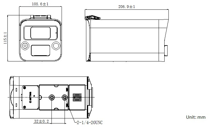 DS-2XS6E43-LS(G)(W)/C(1)(2)產品尺寸