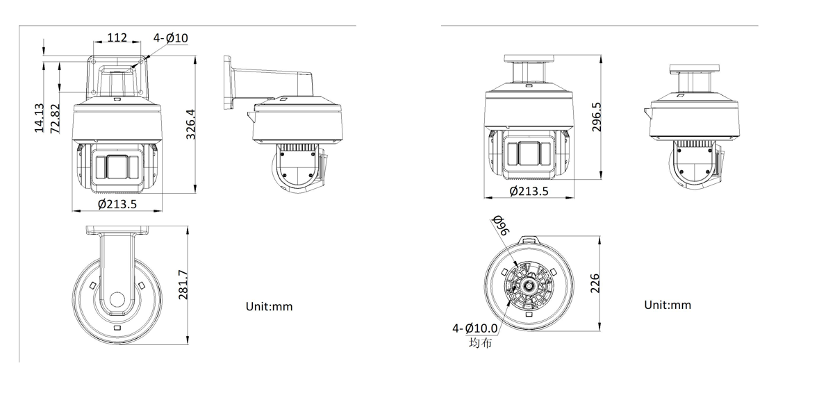 DS-2DF5432MXR-DY產(chǎn)品尺寸