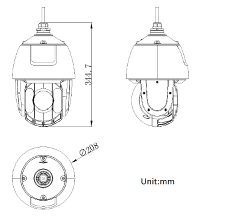 DS-2DC6123IW-A(S6)(B)外形尺寸